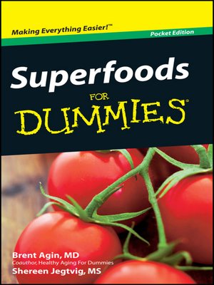 Superfoods For Dummies - ebook
